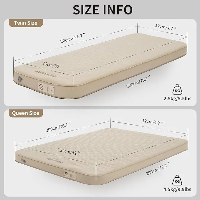 Yugu™ Self-Inflating Sleeping Pad with Built-In Pump