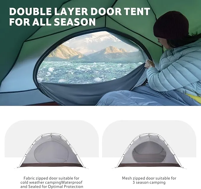 Cloud River™ Pro 2-Person 4-Season Backpacking Tent