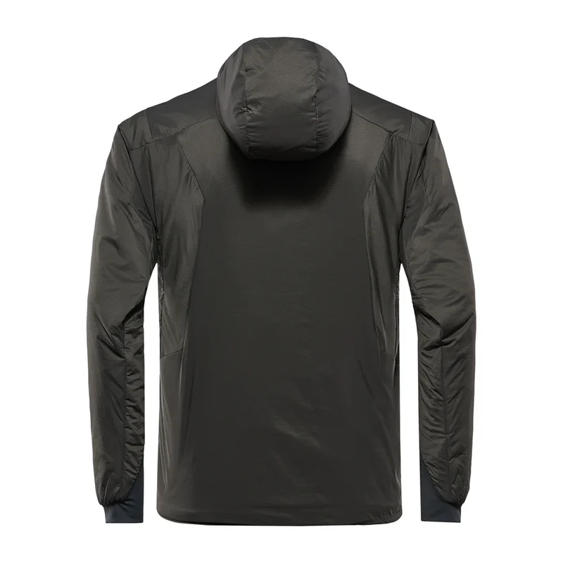 Herren Langarm Kapuzen Isolationsjacke