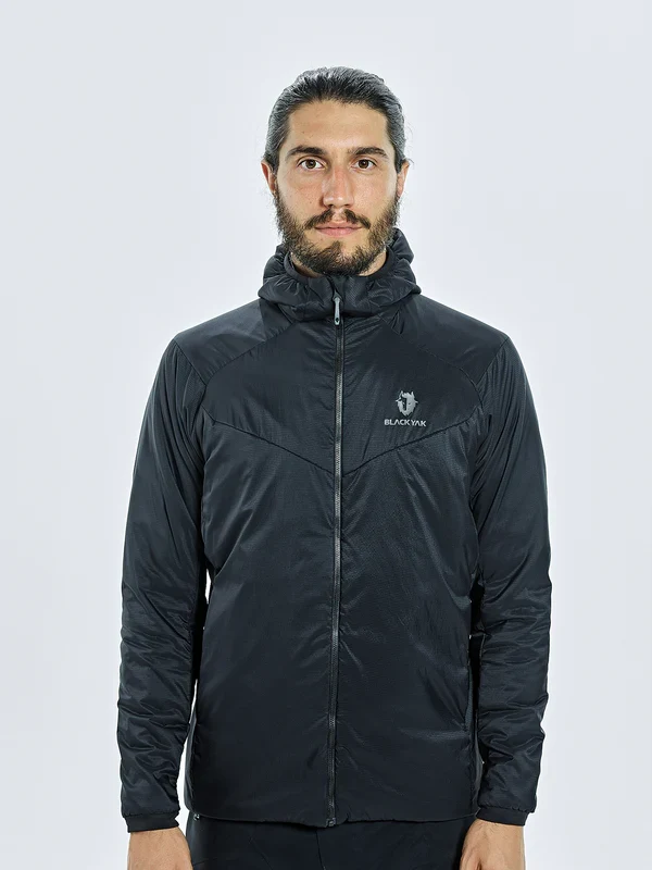 Herren Langarm Kapuzen Isolationsjacke
