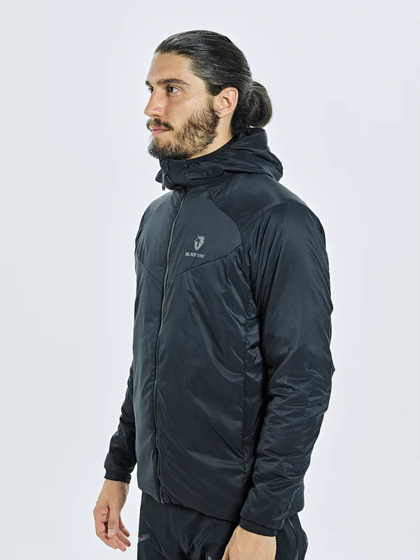 Herren Langarm Kapuzen Isolationsjacke