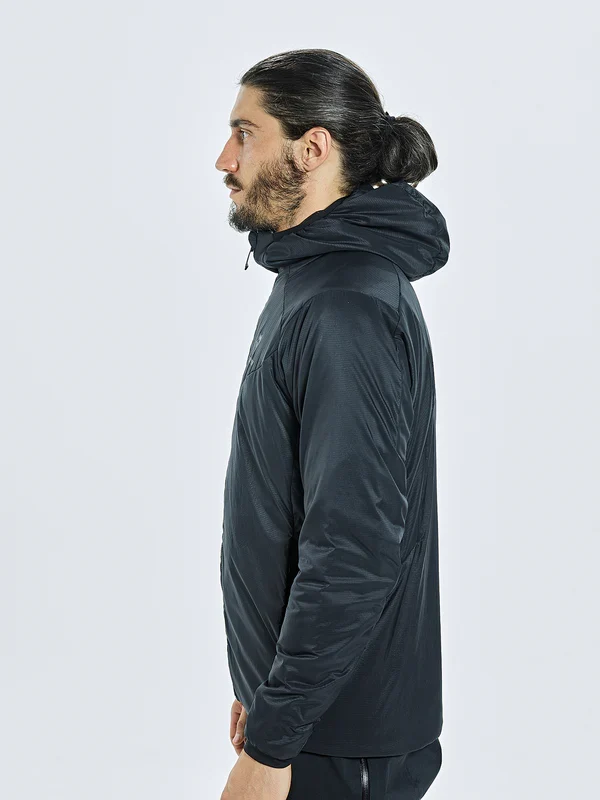 Herren Langarm Kapuzen Isolationsjacke