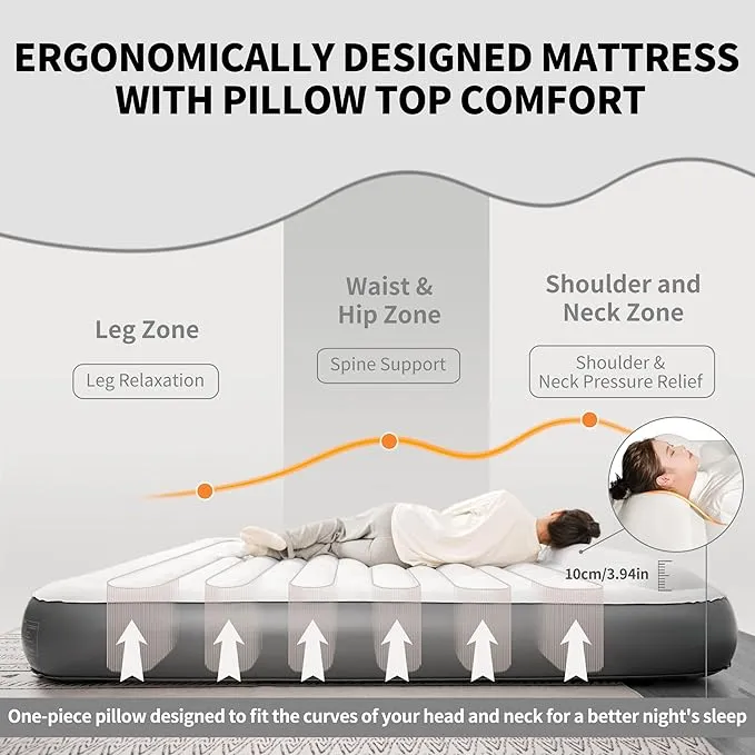 Naturehike Morning View Air Mattress Built In Pump Camping Bed