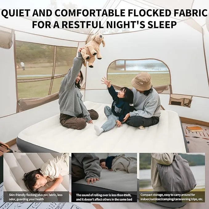 Naturehike Morning View Air Mattress Built In Pump Camping Bed