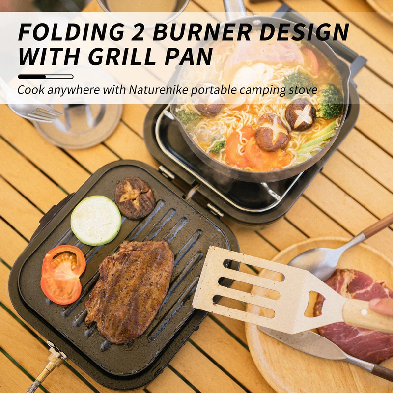Phantom™ 2-Burner Folding Camping Stove