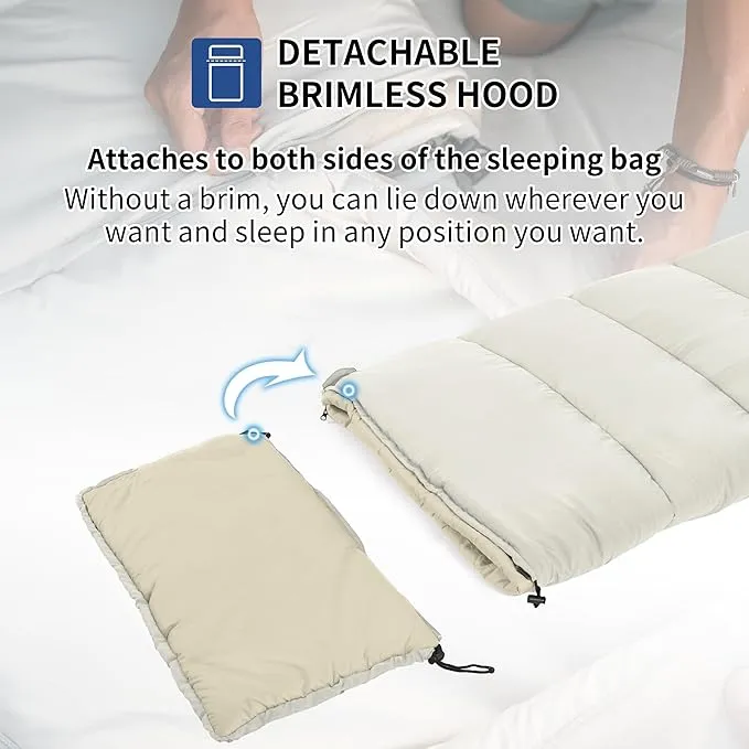FlowLite™ LD150 Hooded Synthetic Sleeping Bag 54°F / 12°C