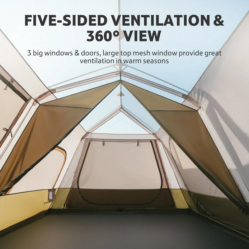 Cape™ 8-Person Pop-Up Camping Tent