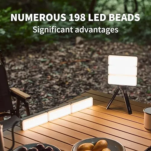Naturehike Camping Lantern 2000LM IP54 Waterproof Foldable LED Light