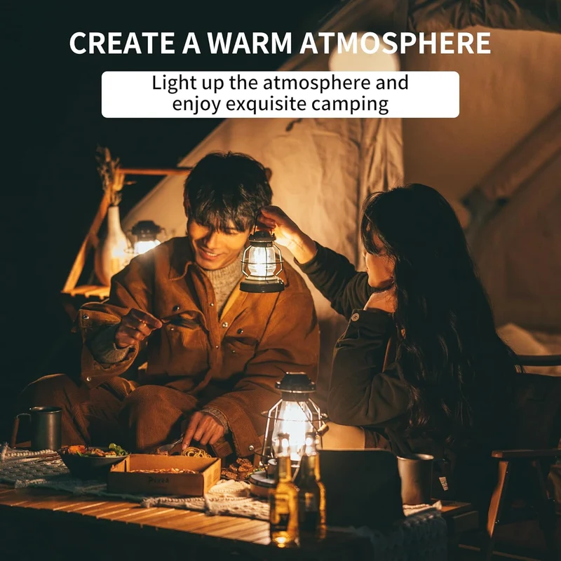 Naturehike Camping Lamp 3000mAh Rechargeable IPX4 Waterproof Dimmable LED Lantern