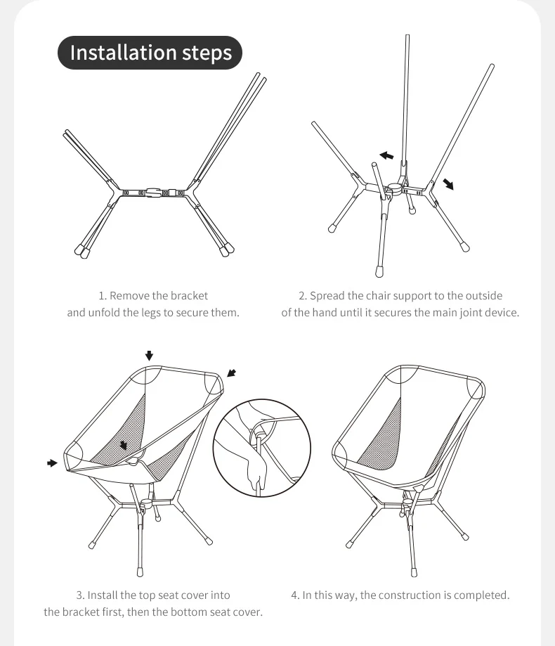 PeakLite™ Quick-Open Camping Chair