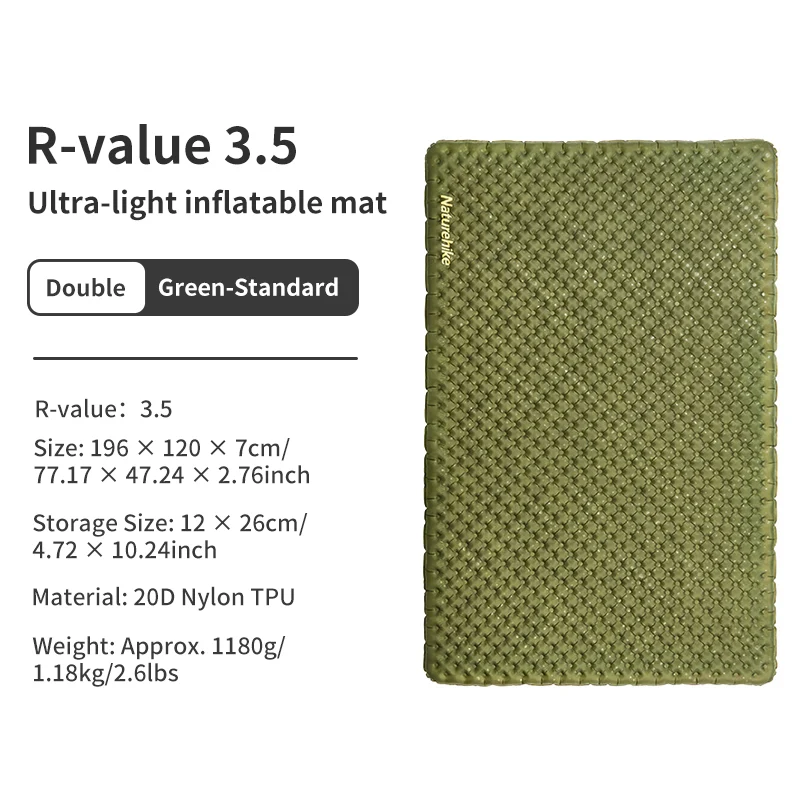 TuYe™ R3.5 Ultralight Inflatable Pad