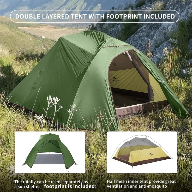 Cloud Up™ Base 3-Person Ultralight Backpacking Tent
