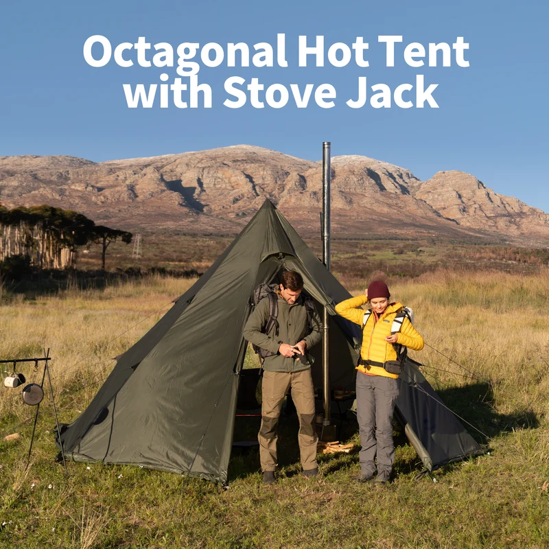 Ranch Fire™ 6-Person Octagonal Hot Tent