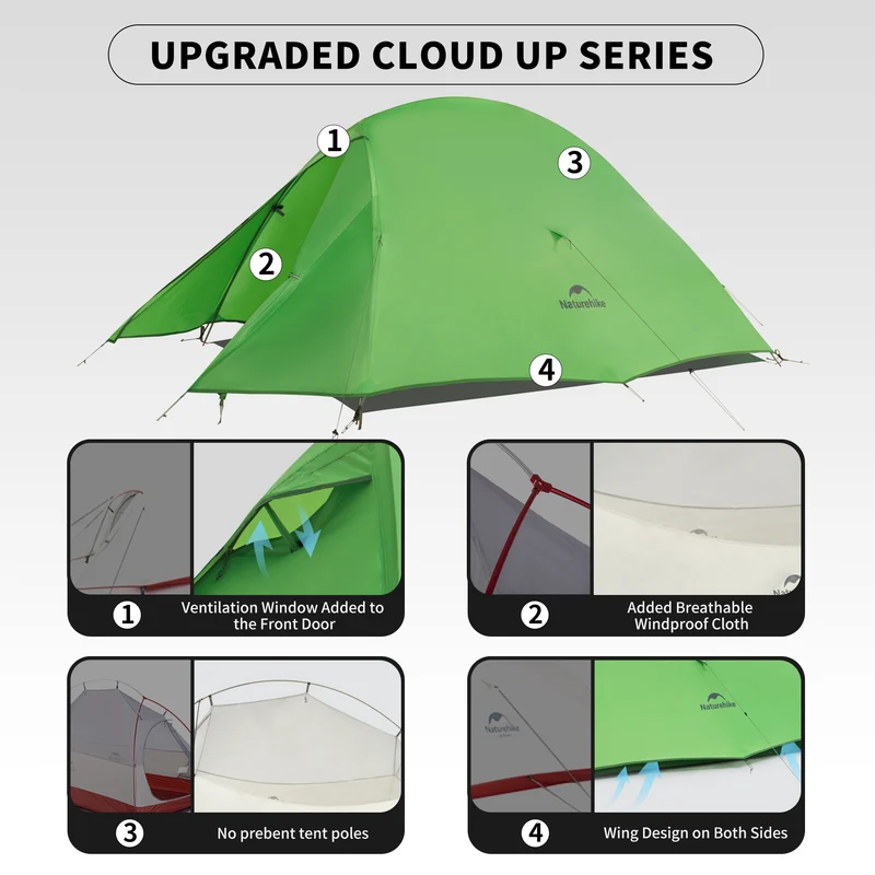 Cloud Up™ Base 2-Person Ultralight Backpacking Tent