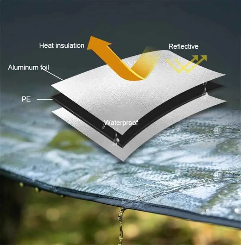 Naturehike PE Aluminum Foil Moisture-proof Camping Outdoor Floor Mat