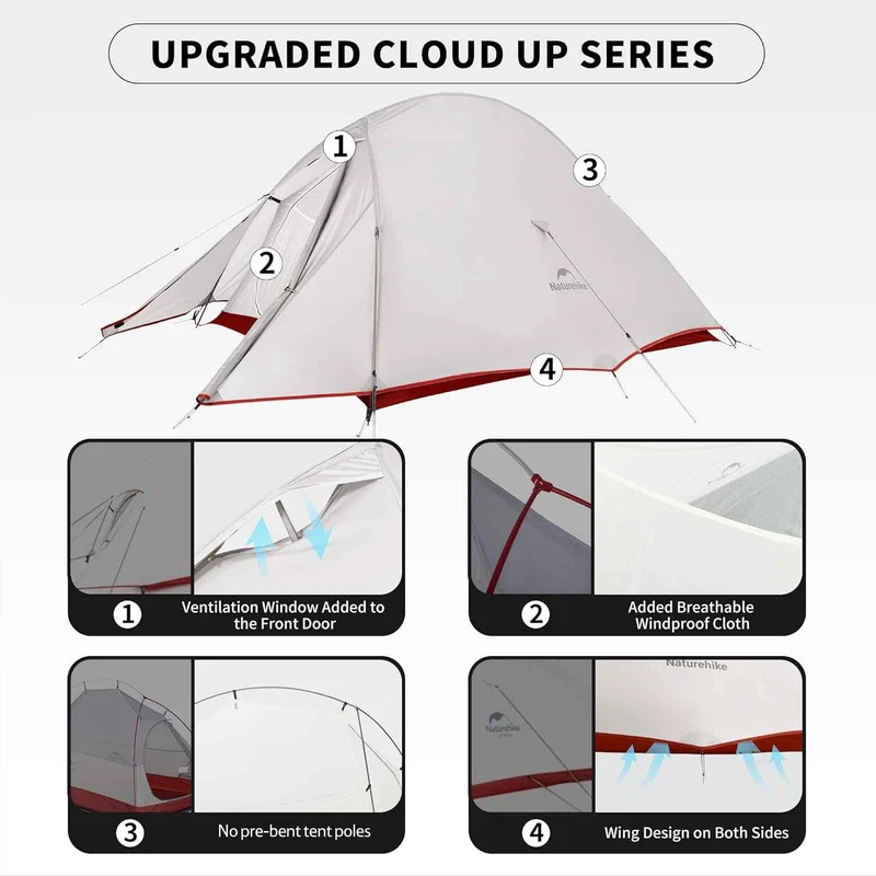 Cloud Up™ Pro 2-Person Ultralight Backpacking Tent